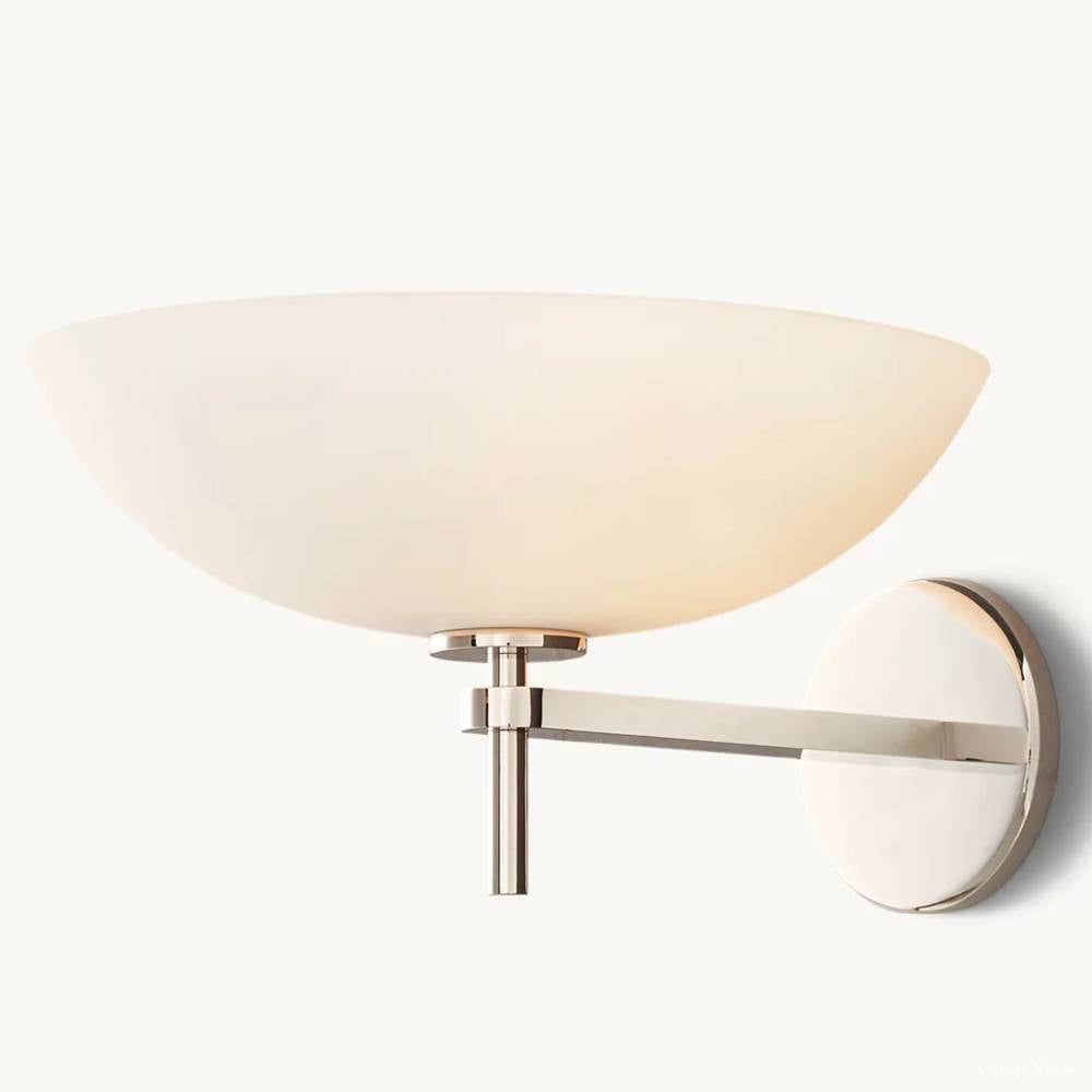 Vernet Geometric Porcelain Wall Sconce