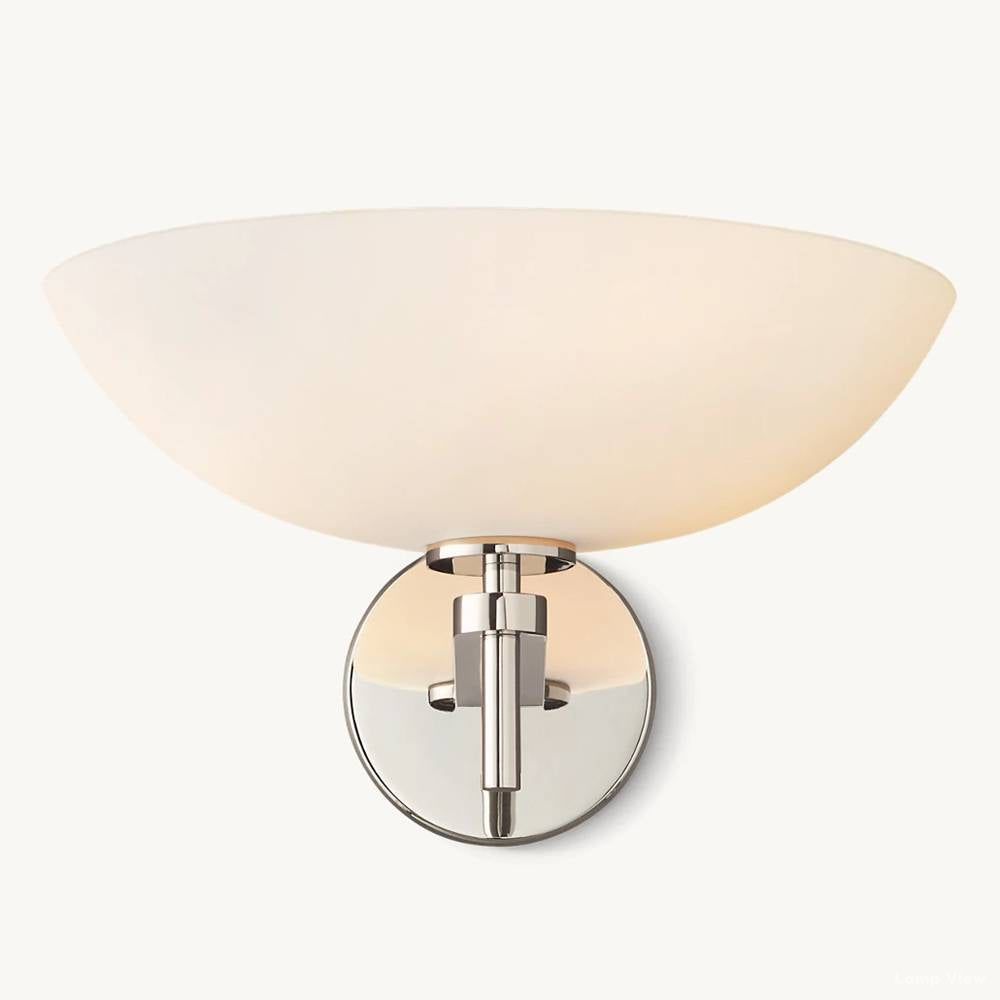 Vernet Geometric Porcelain Wall Sconce