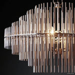 Emile Staggered Form Round Chandelier 24"