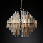 Emile Staggered Form Round Chandelier 24"