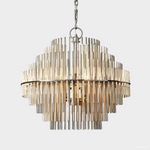 Emile Staggered Form Round Chandelier 24"