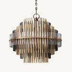 Emile Staggered Form Round Chandelier 24"
