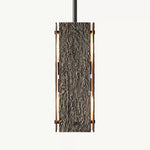 Vouvray Distressed Brass Square Pendant Light