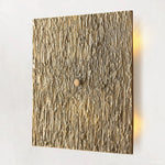 Vouvray Distressed Brass Square Wall Sconce