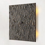 Vouvray Distressed Brass Square Wall Sconce