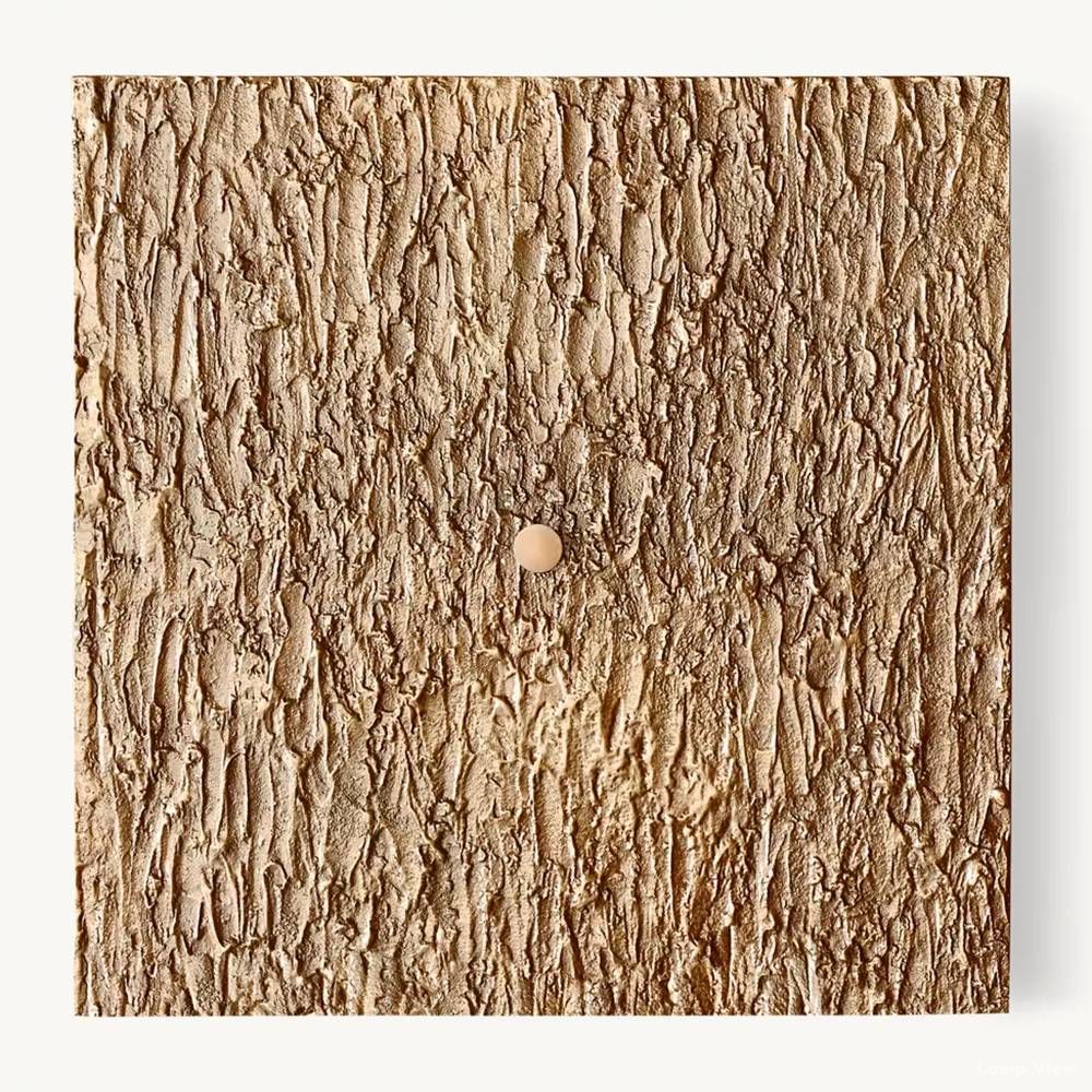 Vouvray Distressed Brass Square Wall Sconce