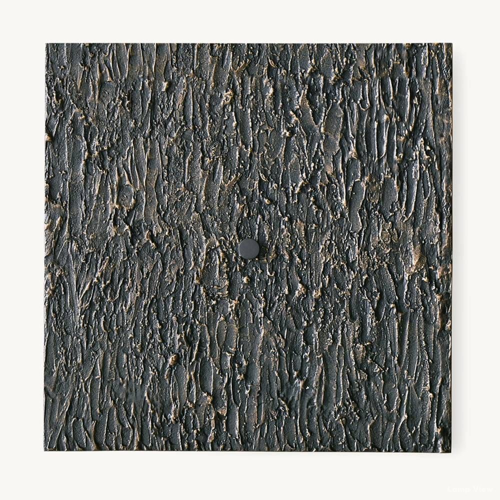Vouvray Distressed Brass Square Wall Sconce