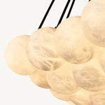 Etoelis Alabaster Bunch Round Chandelier