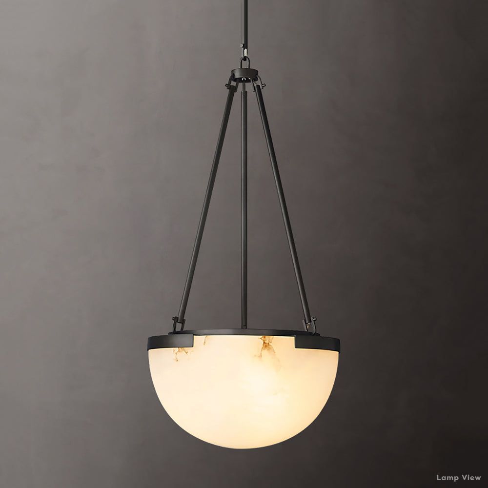 Maderno Clouded Alabaster Pendant Light