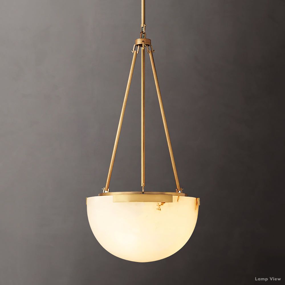 Maderno Clouded Alabaster Pendant Light