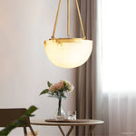 Maderno Clouded Alabaster Pendant Light