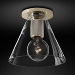 Utilitaire Funnel Shade Flush Mount
