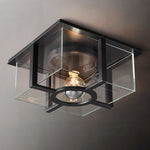 Petrus Layered Inset Square Flush Mount