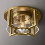 Petrus Layered Inset Round Flush Mount