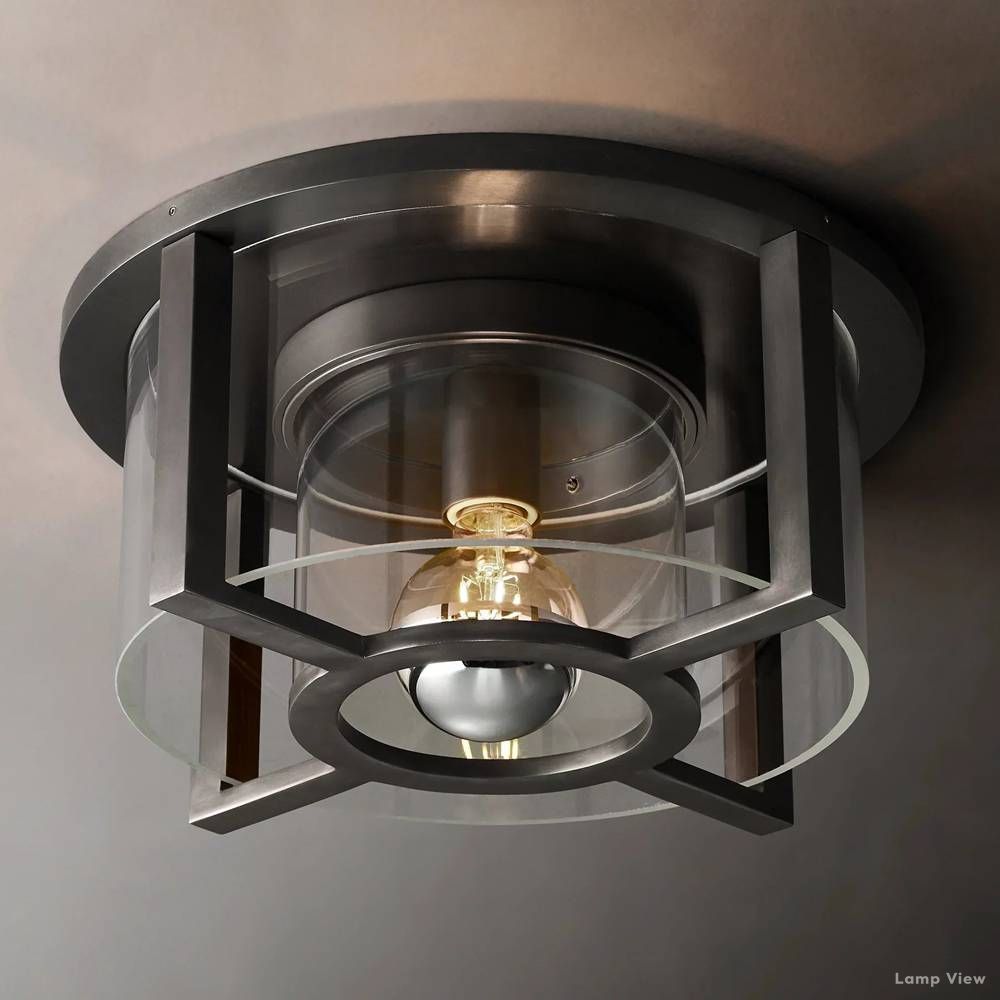 Petrus Layered Inset Round Flush Mount