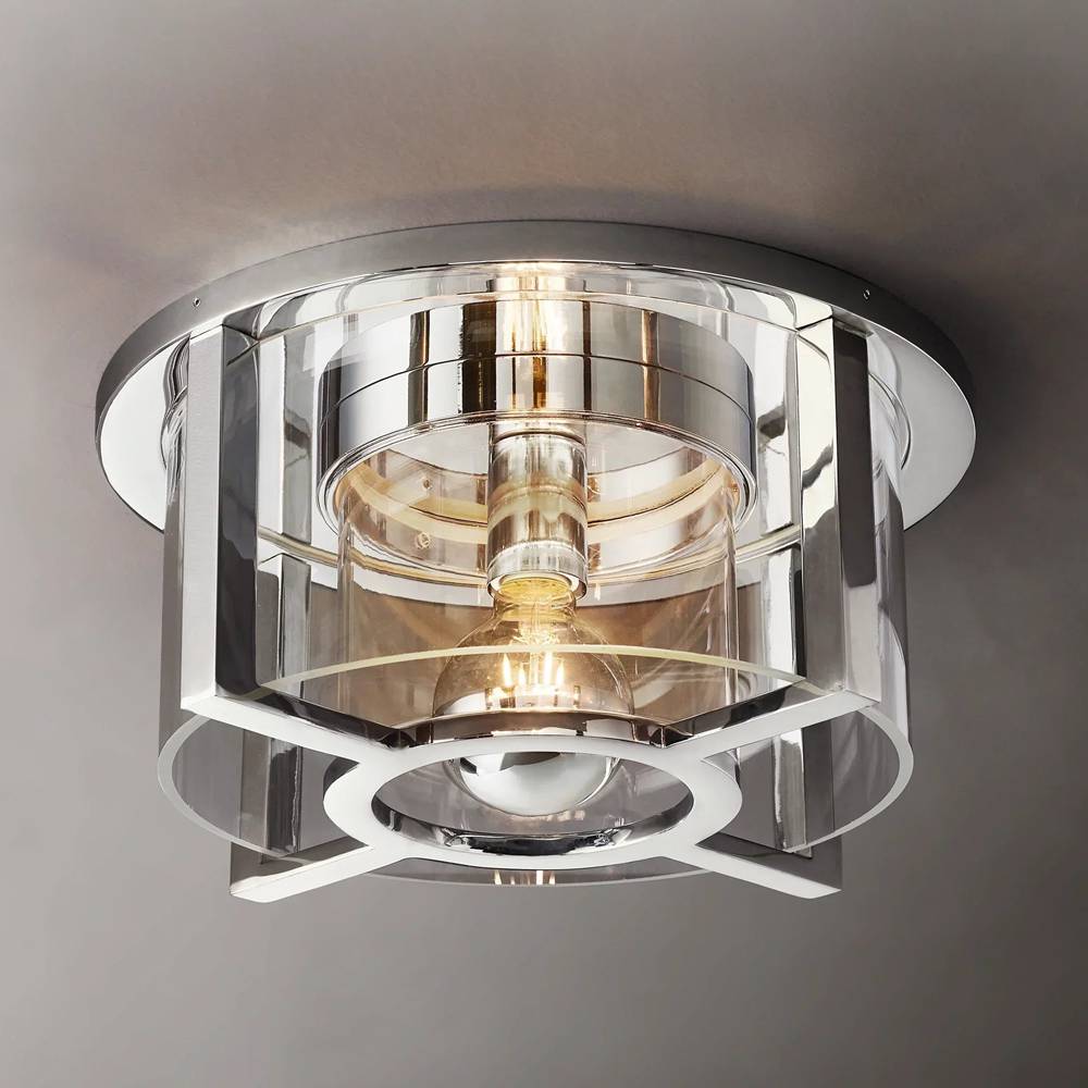 Petrus Layered Inset Round Flush Mount