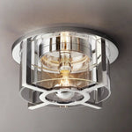 Petrus Layered Inset Round Flush Mount
