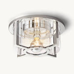 Petrus Layered Inset Round Flush Mount