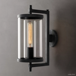 Devaux Glass Pillar Round Wall Sconce