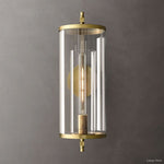 Devaux Glass Pillar Round Wall Sconce