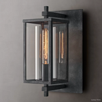 Devaux Glass Pillar Square Wall Sconce