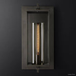 Devaux Glass Pillar Square Wall Sconce