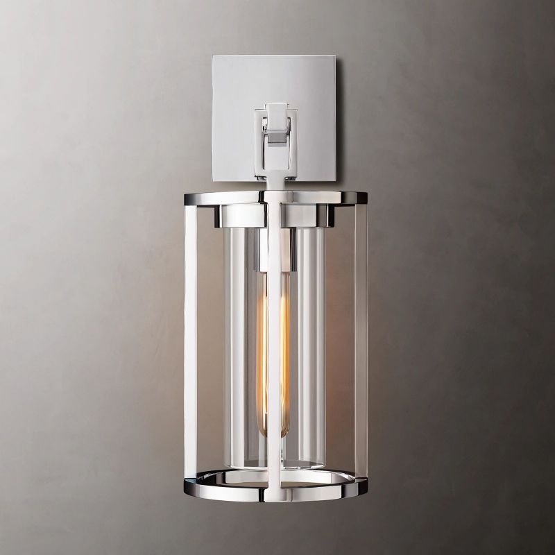 Petrus Layered Inset Round Wall Sconce