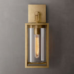 Petrus Layered Inset Square Wall Sconce