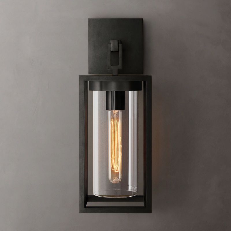 Petrus Layered Inset Square Wall Sconce