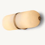 Maderno Clouded Alabaster Pill Wall Sconce
