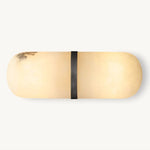 Maderno Clouded Alabaster Pill Wall Sconce