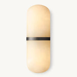 Maderno Clouded Alabaster Pill Wall Sconce