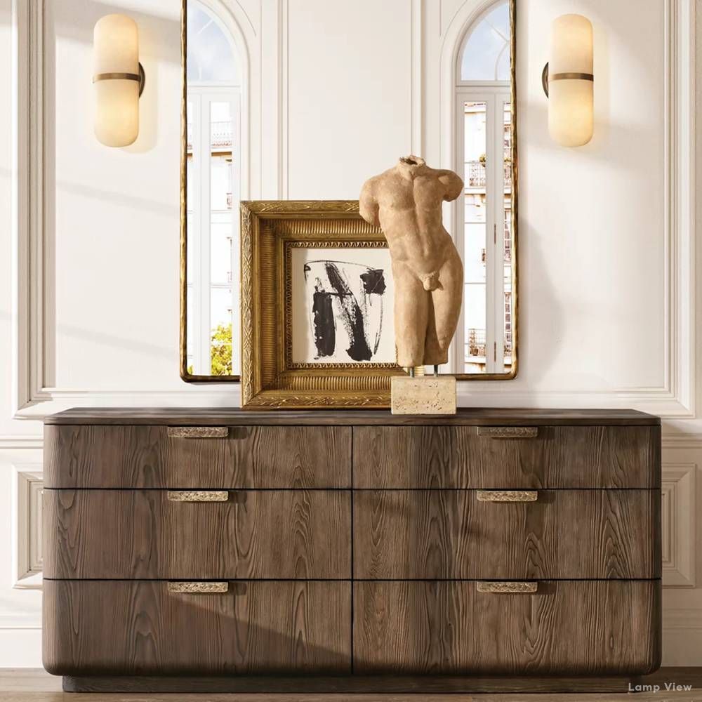Maderno Satiny Alabaster Pill Wall Sconce