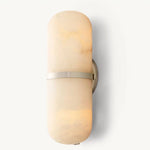 Maderno Clouded Alabaster Pill Wall Sconce