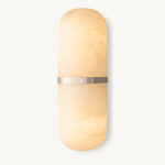 Maderno Clouded Alabaster Pill Wall Sconce