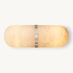 Maderno Clouded Alabaster Pill Wall Sconce