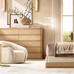 Maderno Clouded Alabaster Linear Wall Sconce