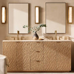 Maderno Satiny Alabaster Linear Wall Sconce