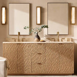 Maderno Clouded Alabaster Linear Wall Sconce