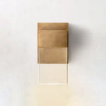 Serra Cubic Crystal Linear Wall Sconce
