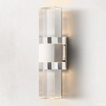 Serra Cubic Crystal Linear Wall Sconce