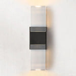 Serra Cubic Crystal Linear Wall Sconce