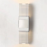 Serra Cubic Crystal Linear Wall Sconce