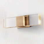 Serra Cubic Crystal Linear Wall Sconce