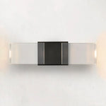 Serra Cubic Crystal Linear Wall Sconce