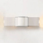 Serra Cubic Crystal Linear Wall Sconce