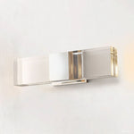 Serra Cubic Crystal Linear Wall Sconce