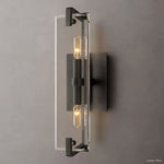 Marbuzet Crystal Plane Linear Wall Sconce
