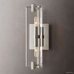 Marbuzet Crystal Plane Linear Wall Sconce