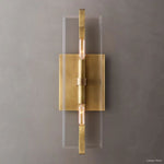 Marbuzet Crystal Plane Linear Wall Sconce
